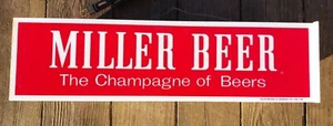 Vintage Miller Beer Hanging Lighted Sign Works ~ Read Description - Picture 1 of 6