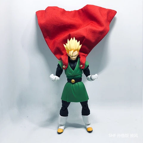 1/12 Red Wired Cape Cloak for 6" SHF Son Gohan Dragon Ball (No figure) Cover