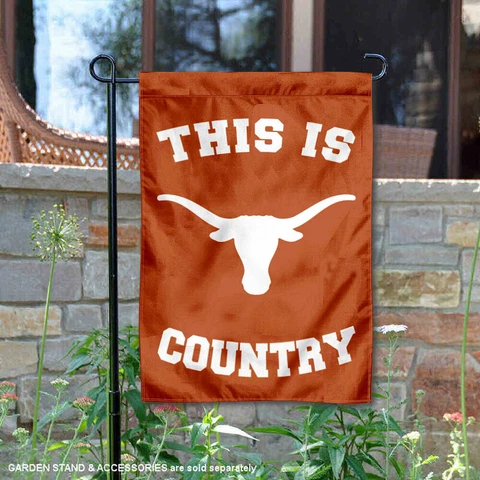 Texas UT Longhorns This is Longhorns Country Garden Flag and Yard Banner Cover
