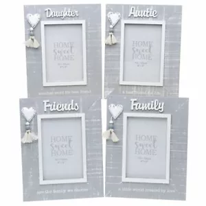 Shudehill Cool Grey Tassel Frame - Mum Nan Sister Aunt Family Friends Daughter - Picture 1 of 11