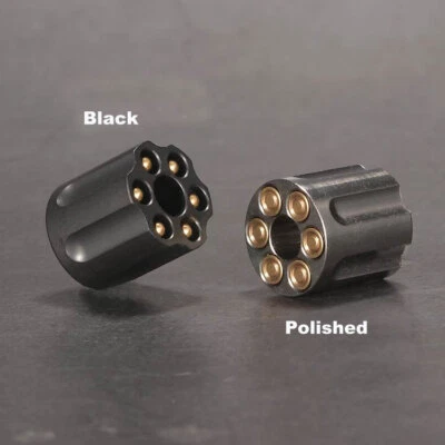 Revolver Titanium Magazine Shaped Lanyard Knife Bead Paracord Pendant Detachable - Image 1 of 4