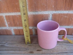 1980s Vintage *** PINK Color *** Ceramic Mug ENGLAND - Picture 1 of 4