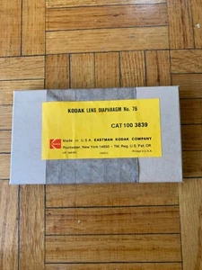 Kodak Part Cap Diaphragm NO 76 CAT 100 3839 Darkroom USA - Picture 1 of 2