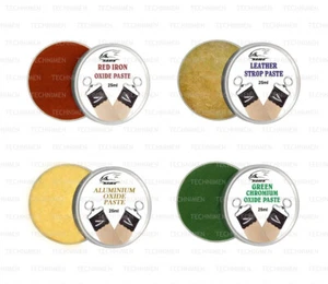 25ml HIERRO ALUMINIO ÓXIDO CROMO CUERO STROP SUAVIZANTE PASTA AFILADO BÁLSAMO   - Imagen 1 de 5