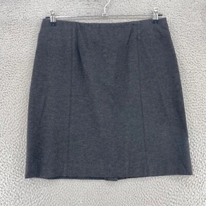 J Jill Skirt Womens Medium Gray Ponte Pencil Stretch Pull On Mini Casual Active - Picture 1 of 11
