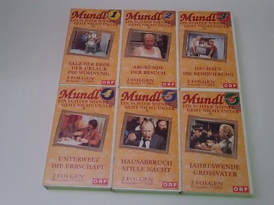 Ein echter Wiener geht nicht unter Vol. 1-6 VHS German PAL Video Mundl ORF - Bild 1 von 4