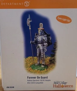 Department 56 Snow Village Halloween Forever On Guard Augen aufleuchten gebrochene Spitze - Bild 1 von 18