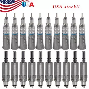 NSK Style Dental Straight Nose /Air Motor Low Slow Speed Handpiece 4-Hole tlo - Picture 1 of 10