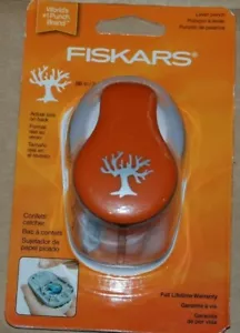 NEW Fiskars Paper Punch Lever Tree Scrapbook Crafts - Picture 1 of 2