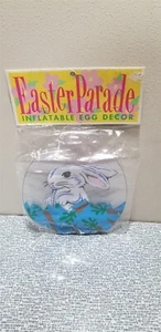 Vintage 1992 Blow Up AUFBLASBARES Osterei Dekor Osterparade einfache Asse Taiwan Neu aus altem Lagerbestand - Bild 1 von 3
