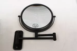 Lansi LC02-B 8" Wall Mirror, Matte Black - Picture 1 of 5