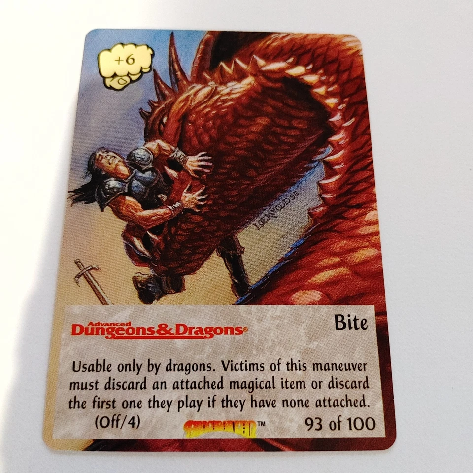 BITE --- SPELLFIRE CCG --- DRACONOMICON --- NM - Image 1 of 1