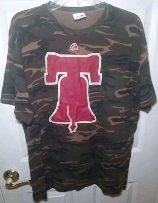 Camiseta Camuflada Majestic Philadelphia Phillies Cliff Lee #33 Talla XL Foto 1 de 4