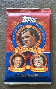 2008 - Topps - American Heritage - President - Heroes - Hobby Pack - Sealed RARE - Picture 1 of 6