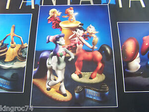 MINT Disney 1990's poster advertising Disney "CLASSICS" Movie, "FANTASIA!"