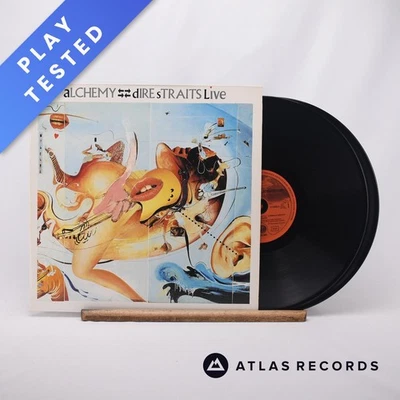 Dire Straits Alchemy - Dire Straits Live Double LP Album Vinyl Record - VG+/EX - Image 1 of 4