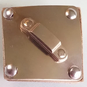 Ludwig WFL Tan Felt Diamond Ride Tom Shell/Bass Drum Rail Mount Nickel Vintage40 - Picture 1 of 3