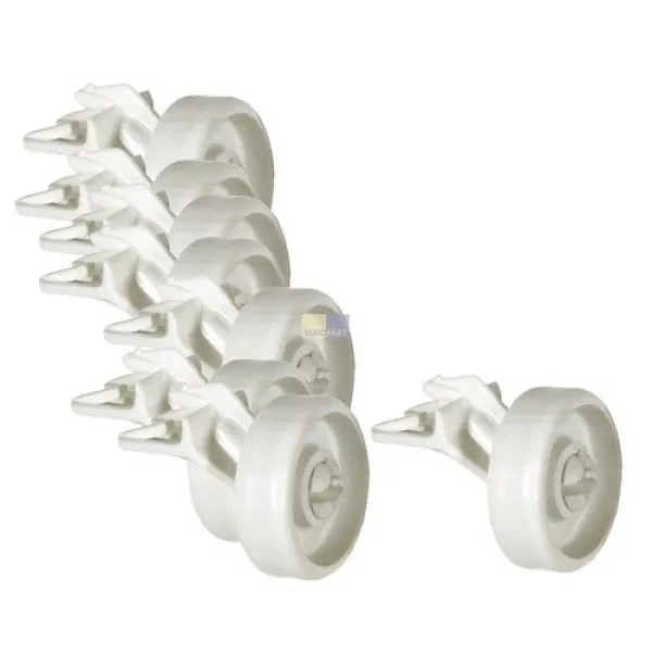 Korbrolle Whirlpool 481252888112 für Unterkorb Geschirrspüler 8Stk 481252888069 - Bild 1 von 1