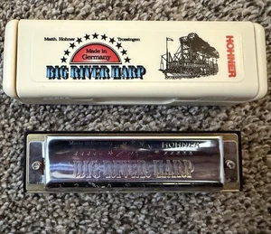 Hohner Big River Harp Harmonica Diatonic Harp Key of A 590  - Picture 1 of 5