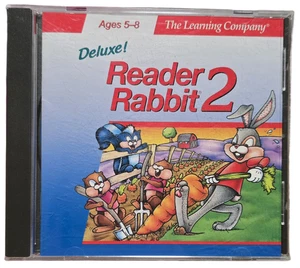 Reader Rabbit 2 Deluxe CD-ROM (1997) Windows MAC The Learning Company Ages 5-8 - Picture 1 of 1