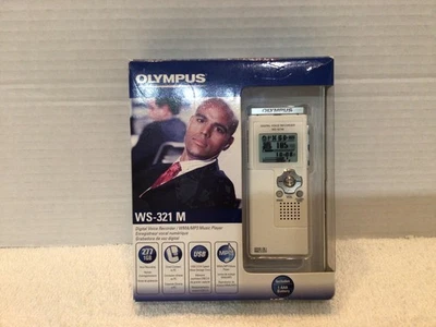Olympus Digital Voice Recorder WMA MP3 Music Player WS-321-M READ - Image 1 of 4