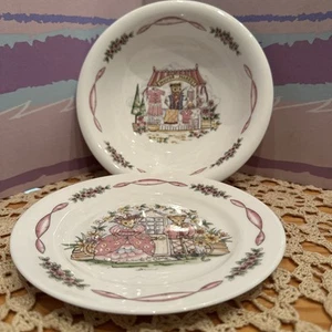 Maisie Mouse cereal Bowl And Plate by Hammersley - Picture 1 of 5