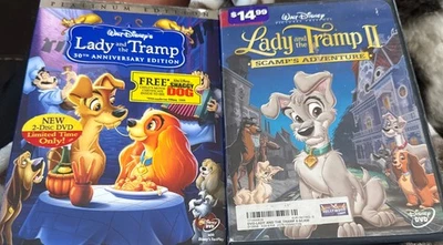 Lady and the Tramp (2 Disc 50th Anv Platinum Edition) And Scamps Adventure - Image 1 of 2