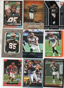 9-chad johnson cincinnati bengals lot #1 nice mix - Picture 1 of 1