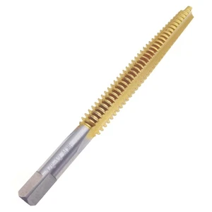 Trapezoidal 3/8-12 Tap TiN Coated RH Right Hand 3/8 x 12 Thread 3/8"-12 HSS - Picture 1 of 4