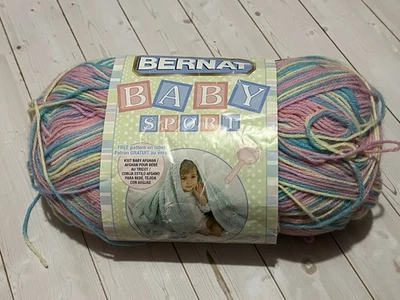 One partial skein Bernat Baby Sport yarn Pyjama Party - Image 1 of 4