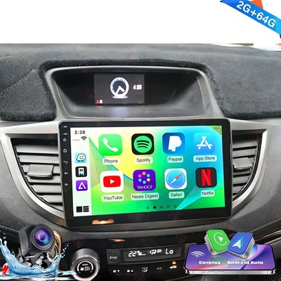 Carplay FM Radio For Honda CRV 2012-2016 Android 13 Car Stereo GPS Navi WIFI 64G - Image 1 of 4