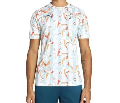 Футболка PUMA Neymar Jr Creativity белая синяя мужская размер M *НОВАЯ* 658953-13 - Изображение 1 из 4