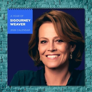 Calendario da parete Sigourney Weaver 2026, collezione celebrità 12 mesi - Foto 1 di 4