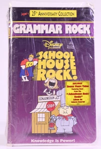 Walt Disney School House Grammar Rock Factory Sealed VHS Video Tape New Brand WD - Picture 1 of 15