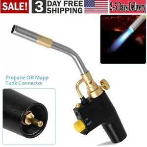 Kit Brasatura Avviamento Testa Torcia Propano Mapp Pulsante Accenditore US - Foto 1 di 12