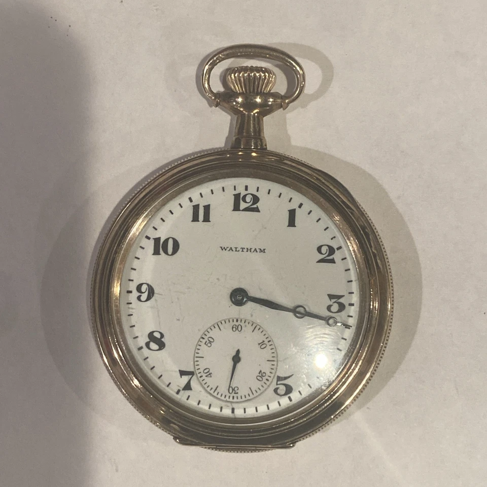 American Waltham Watch Co. Grade No. 210 7j 12s Model 1894  Gold Filled - Image 1 of 4