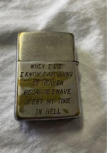 Accendino Zippo Guerra Vietnam 1971 Soldato US Army usato raro vintage revisionato - Foto 1 di 6