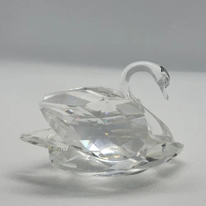 Vintage Swarovski Crystal Large Swan Bird Figurine 3" - Picture 1 of 7