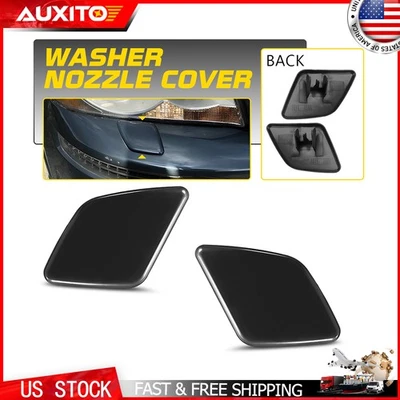 Par de tapas de arandela de faros de parachoques delantero para modelos Volvo XC90 2007-2014 Foto 1 de 4