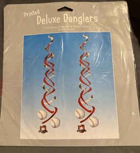 Indoor/Outdoor Baseball Hanging Streamers NIP - Picture 1 of 2