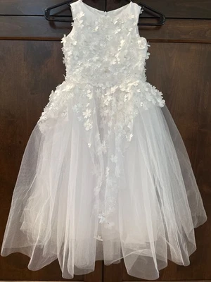 vestido niña flor etiqueta blanca zoë ltd niñas Foto 1 de 2