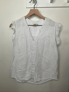 Top sin mangas de gasa de algodón Faherty - Imagen 1 de 6