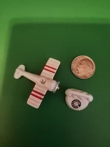 Mini Puppenhaus Größe Flugzeug & Telefon - Bild 1 von 4