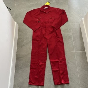 Dickies WD4839 50R Redhawk Coverall With Zip Front Red Workplace Safety - Picture 1 of 4