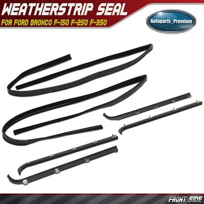 Kit de 6 bandas climáticas de canal de barrido y funcionamiento de ventanas para Ford Bronco F-150 F-250 F-350 Foto 1 de 4