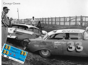 CD-2401-C  #33 George Green  1957 Chevy DECALS - Picture 1 of 1