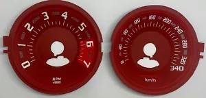 DODGE CHALLENGER 2015- speedometer dial 340km/h - Bild 1 von 5