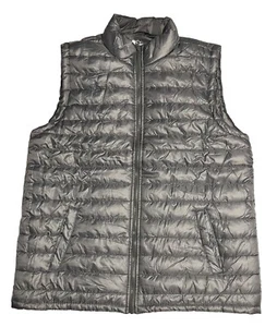 Chaleco acolchado Jackson Hole para hombre con cremallera frontal ropa exterior con bolsillos plateado talla XXL USADO EN EXCELENTE ESTADO - Imagen 1 de 11