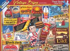 Lois B. Sutton 2015 White Mountain Jigsaw Puzzle Vintage Signs NIB