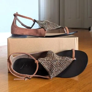 Lola Cruz Jewel Sandals Sz EU 38 - Picture 1 of 9